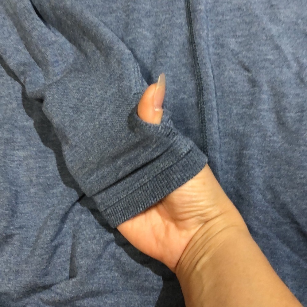 Premise long sleeve top size medium color blue - Picture 3 of 6